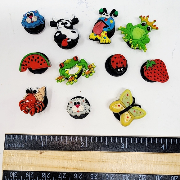Fun & Cute Assorted Croc/Shoe Charms Jibbitz - Animals, Fruits & More! - Picture 2 of 4